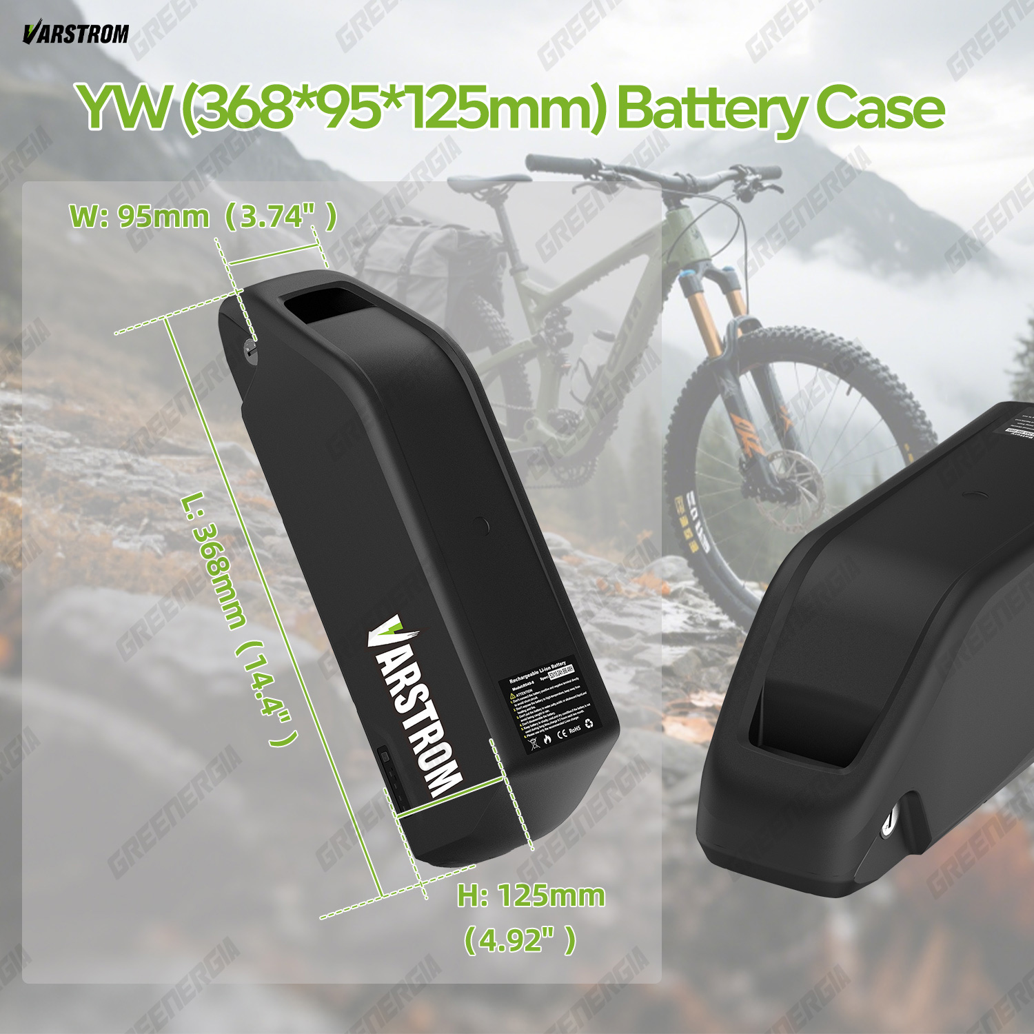 Hai-long Ebike Battery 20AH 13 - огляд і ціна Ebike Battery 48V 20Ah Hailong
