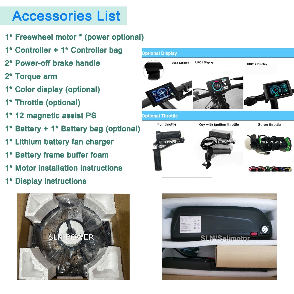MTX 36V 48V 52V 60V 72V  2000W - огляд і ціна Ebike Conversion Kit 72V 3000W