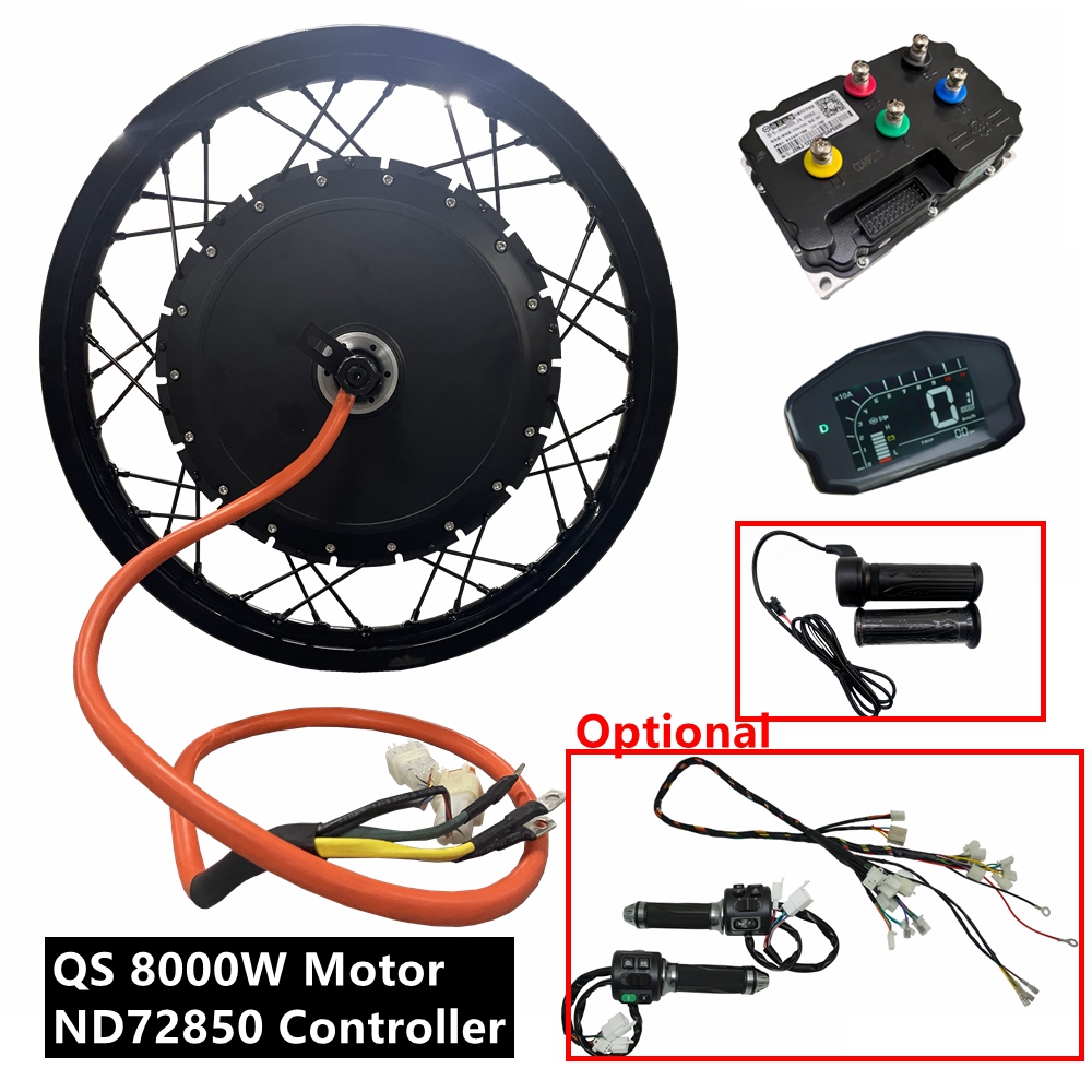 NBpower/QS273 V3 72v 8000W Ebi - огляд і ціна 72V 5000W Hub Motor Kit